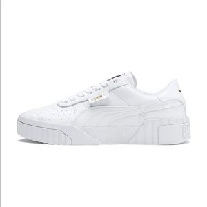 Puma Cali Sneakers white with Gold details
